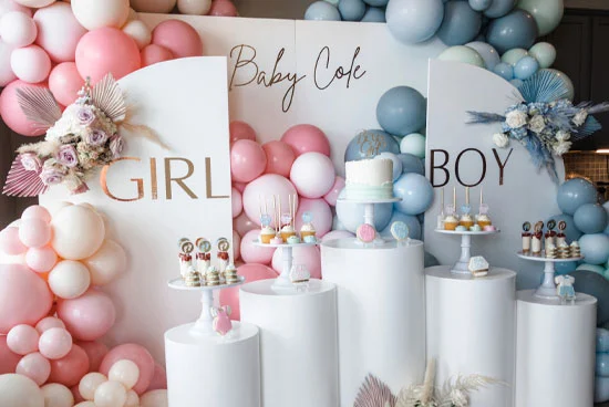 دکور جشن تعیین جنسیت