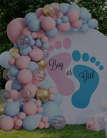 دکوراسیون لوکس جشن تعیین جنسیت