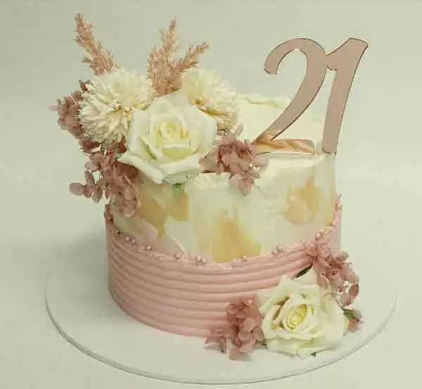 کیک تولد برای جشن تولد 21 سالگی